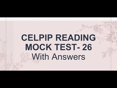 Celpip Reading Practice Test 26 | Celpip Reading Practice Test With Answers - 2025
