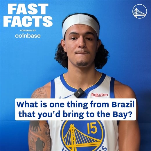 New facts unlocked with No. 15 🇧🇷 Coinbase || Fast Facts | Golden State Warriors
