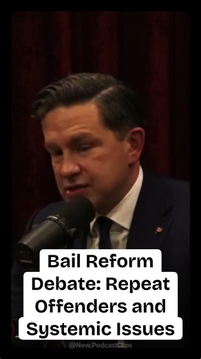 Pierre Poilievre - Bail Reform Debate Repeat Offenders and Systemic Issues - JRE #2470 #shorts