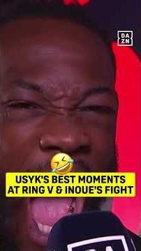 Oleksandr Usyk's funniest moments at Inoue's fight including crazy dancing and hilarious trash talk