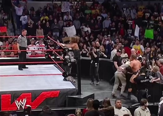 The Chronicles Of Wrestling on Instagram: "Triple H (c) vs Shawn Michaels 👑🔥 World Heavyweight Championship on the line as two lifelong rivals collide on RAW in HBK’s hometown. Pure drama, intensity, and big-fight atmosphere as San Antonio is firmly in Shawn Michaels’ corner for this classic chapter in one of WWE’s greatest rivalries. 📺 WWE RAW 📅 December 29, 2003 📍 San Antonio, Texas #Wrestling #WWE #RAW #TripleH #ShawnMichaels #WorldHeavyweightChampionship #AttitudeEra #RuthlessAggression