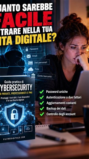 🔐 QUANTO SAREBBE FACILE ENTRARE NELLA TUA VITA DIGITALE?