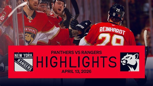 Panthers vs Rangers Highlights | 4.13.26
