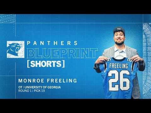 Blueprint [SHORTS]: The Process that led to Monroe Freeling Becoming a Panther | Carolina Panthers