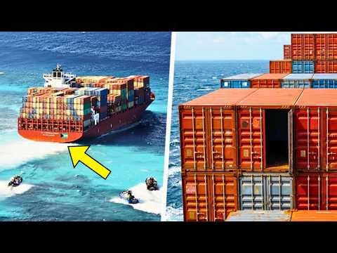 Coast Guards Finds Stuck Container Ship, Then They Notice This One Detail