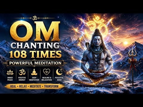 Om Chanting 108 Times | Powerful Meditation for Inner Peace, Healing & Positive Energy #shiv #video