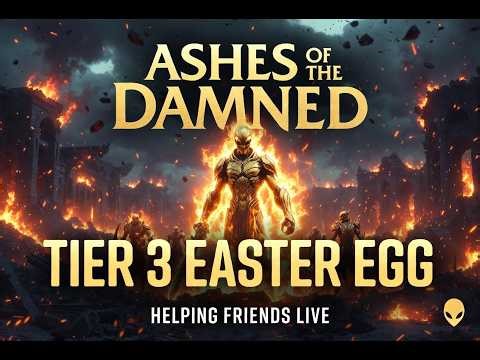 👽 Black Ops 7 - Cursed Mode - Ashes ⭐ Tier 3 Easter Egg ⚡ Helping My Friends Live 🔥 Golden Alien