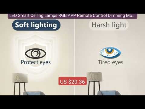 LED Smart Ceiling Lamps RGB APP Remote Control Dimming Modern Home... — Best Deal 2026 | Shop Now!