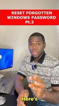 How to Reset Forgotten Windows Password- Pt.3 #shorts #viral #windows11