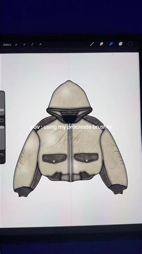 PROCREATE vector tutorial #shorts