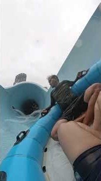 The 3 person raft waterslide at Studio City Macau 🇲🇴 #shorts #waterpark