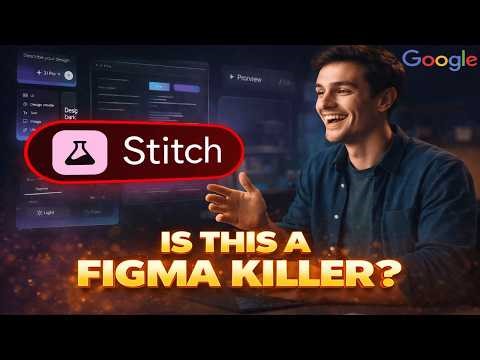 Figma’s Stock Just Dropped 35%: How Google AI's "Stitch" Just Changed Design Forever.