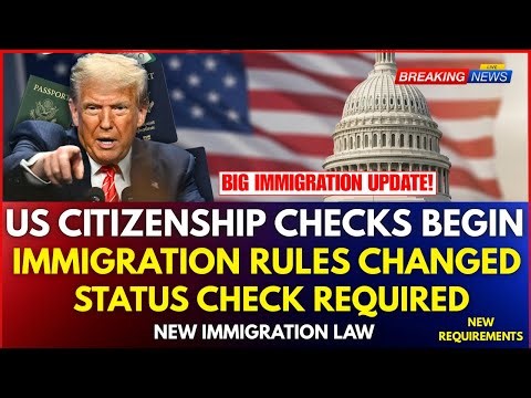 U.S. Citizenship Checks Begin in 2026 Under New Immigration Changes | Department of Housing