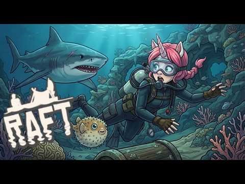 I almost died to get this Underwater SECRET! - Raft |Part 13]