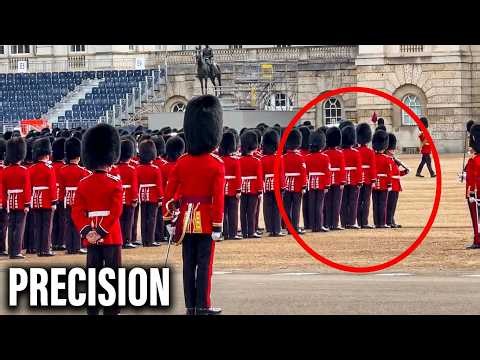 The Unbelievable Discipline of the King’s Guards | Trooping the Colour (Rehearsal)