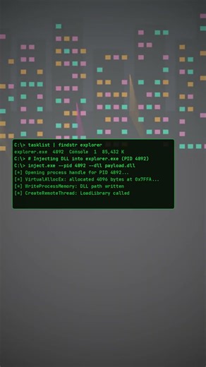 I Hid Malware Inside Windows Explorer (Process Injection)