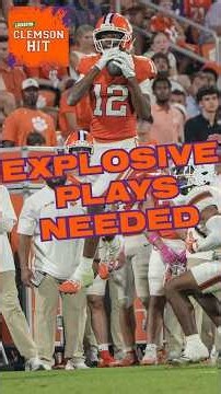 Clemson HAS TO Hit On Explosive Plays Against Virginia Tech Or The Tigers Have NO Chance Of Winning