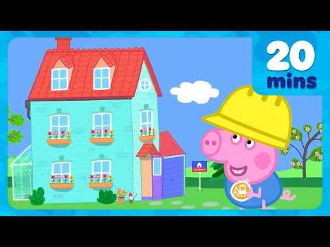 George's Finds NEW HOME 🏠 BRAND NEW Peppa Pig Episodes | 30 Minutes of Kids Cartoons