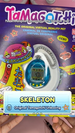 Tamagotchi TURNS 30! 🎉 Skeleton 30th Anniversary Revival Unboxing