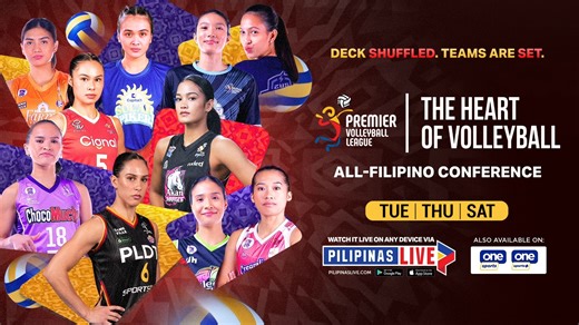 THEY’RE INVINCIBLE 🏐 Volleyball action is back and heating up as 10 teams unleash their new aces, all chasing one goal as the PVL opens its 2026 All-Filipino Conference LIVE on One Sports, One Sports , and the Pilipinas Live app. #PVL2026 #TheHeartofVolleyball | One Sports