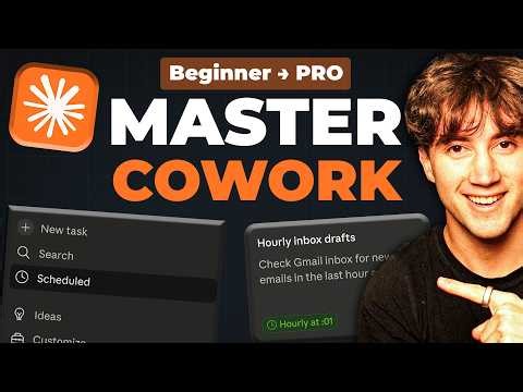 Full Claude Cowork Tutorial for Beginners in 2026! (Become a PRO)