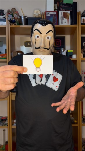 CARD BULB MAGIC TRICK 🪄💡