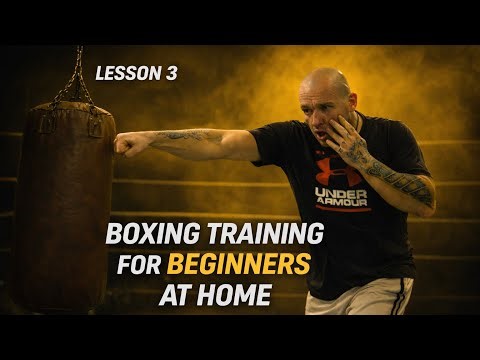 Beginner Boxing Training at Home – Lesson 3.