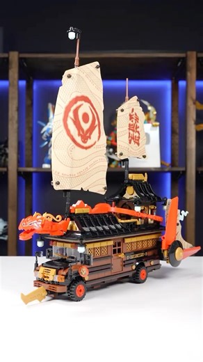 I built a LEGO Ninjago Battle Bus