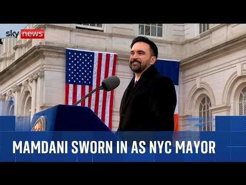 New York Mayor Mamdani vows to represent all New Yorkers