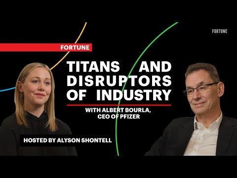 Pfizer CEO on moonshots and making deals with President Trump | Titans and Disruptors