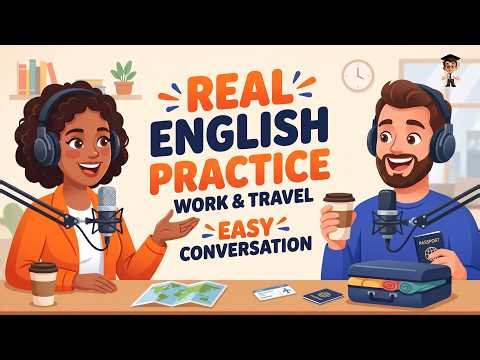 Real English Conversation Practice for Beginners | Work & Travel Stories