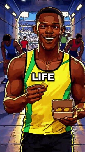 Usain Bolt Ate 1,000 Chicken Nuggets in 10 Days… Then Ran the Biggest Race of His Life 🍗⚡ #shorts