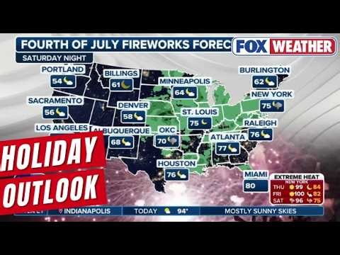 Coast-to-coast 4th Of July Forecast: Dangerous Heat, Pop-up Storms And More