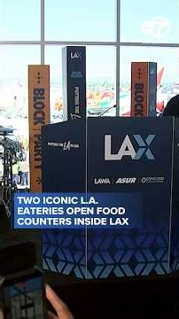 Two iconic L.A. eateries open food counters inside LAX
