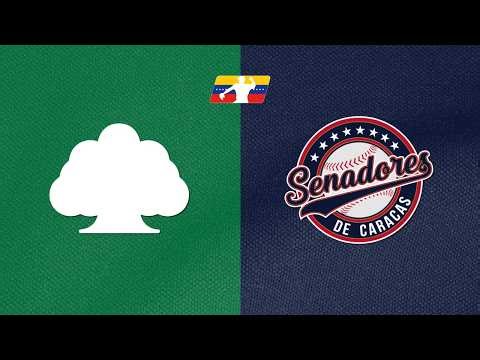 LMBP - Samanes de Aragua vs Senadores de Caracas - Liga Mayor de Beisbol Profesional Venezuela