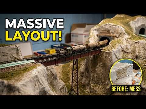 HO Scale Model Railroad Update | Massive Layout Taking Shape