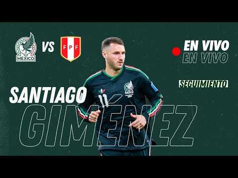 🔴 EN VIVO | 🇲🇽 México vs Perú 🇵🇪 | 'SANTI' CAM | TUDN