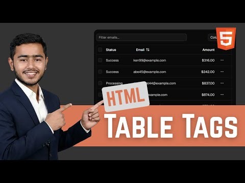 HTML Tables Made Easy – Rowspan & Colspan for Beginners