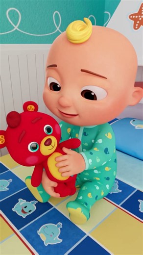 JJ and His Favorite Teddy Bear! 🧸 #cute #kids #cocomelon