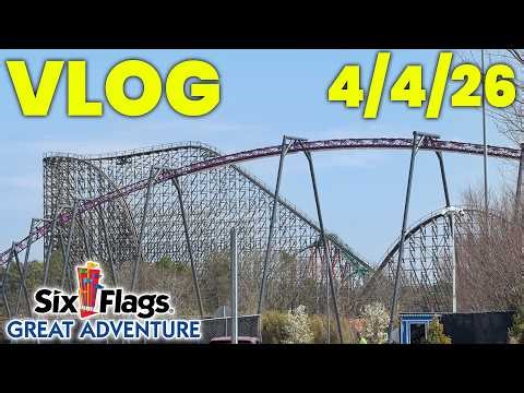 Updates at Six Flags Great Adventure! | Vlog 4/4/26