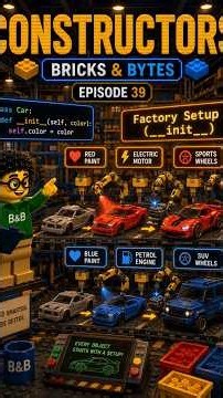 WHO BUILDS EVERY CAR DIFFERENTLY? | Module: Constructors (__init__) #constructors #method #python