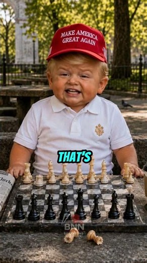 Baby Trump Plays Chess With Baby Biden 😂