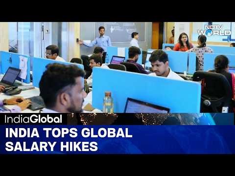 India Leads The World In Average Salary Hikes | Average Salary Hike In India At 9%