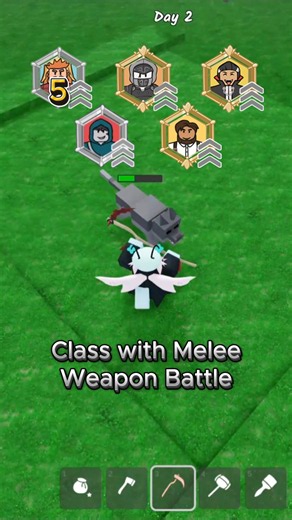 Melee Weapon Class Battle ⚔️ 99 nights in the forest #99nightintheforest #99nights #roblox