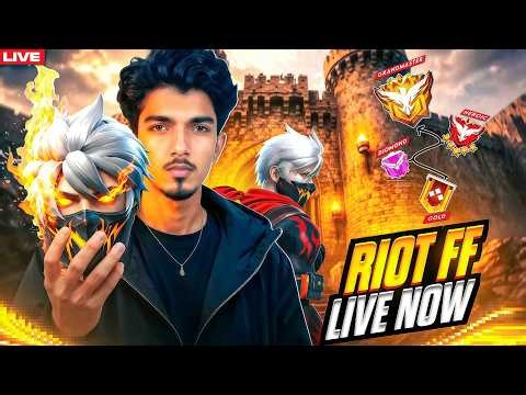 I’m Finally LIVE With FACE CAM 😳🔥RIOT FF | First Ever Facecam Live | FREE FIRE MAX