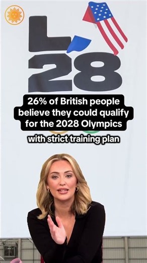 About a quarter of Brits believe they could qualify for 2028 Olympics, survey suggests #shorts