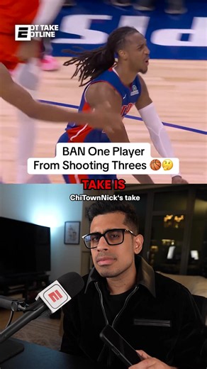 Should you ban one player from shooting threes? #nba | Basketball