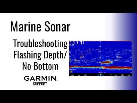 Garmin Marine | Troubleshooting Flashing Depth or No Bottom | Garmin Support