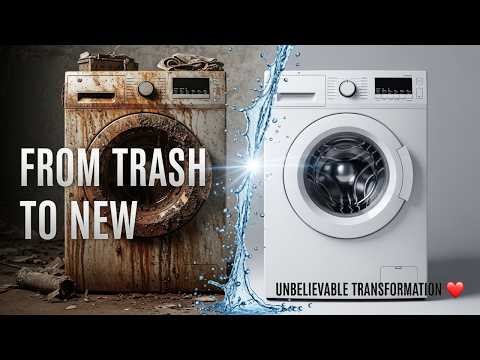 👉This Washing Machine Was Completely Destroyed… Watch What Happens Next 😱