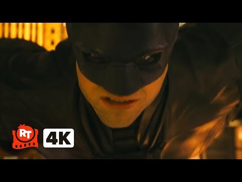 The Batman (2022) 4K - Batman Escapes the Cops | Movieclips